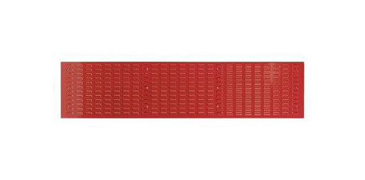 ADB Schlitzplatte, waagerechte Kiemenschlitzung, L1975xB456mm, Farbe rot, RAL 3020, 23067