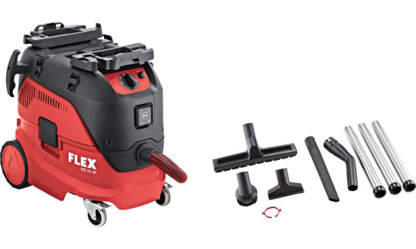 FLEX Sicherheitssauger mit automatischer Filterabreinigung, 30 l, Klasse L VCE 33 L AC-Set, 465674