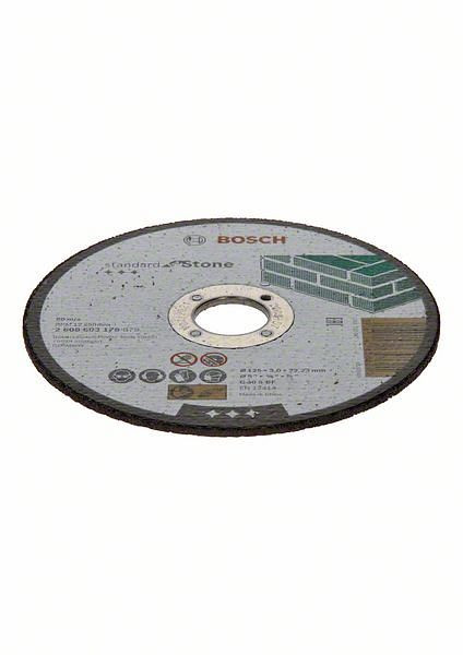 Bosch Trennscheibe gerade Standard for Stone C 30 S BF, 125 mm, 3,0 mm, VE: 25 Stück, 2608603178