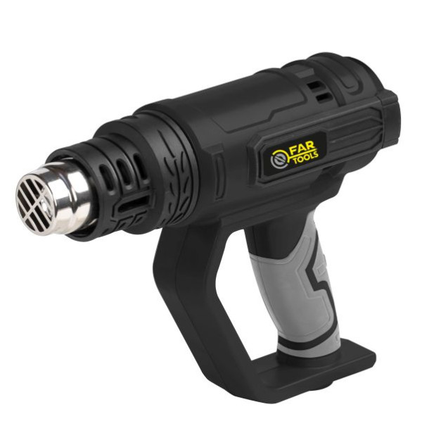 Fartools Heißluftpistole 2000 W mit 300/500 l/min Luftdurchsatz, HG 2000B, 115354