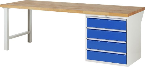 RAU Werkbank Serie 7000 - Modell 7609, B2500 x T900 x H890 mm, 13-7609A1-259B4M.11