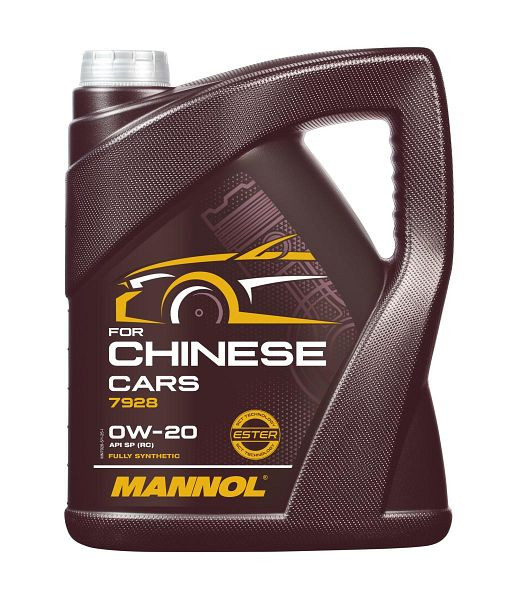 MANNOL Leichtlauf-Motorenöl 7928 für chinesische Autos 0W-20, MN7928-5