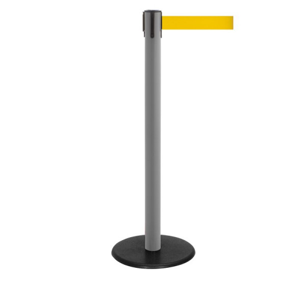 Stein HGS Personenleitsystem -P-Line Famous-, anthrazit, signalgelb, mit magnetischem Gurtendstück, Gurtlänge: 4 m, 12818-1204