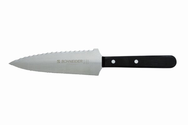 Schneider Tortenmesser- und heber POM mit Säge und Welle, Größe: 18 cm, 262602