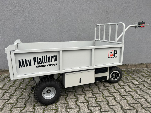 PowerPac AKKU-Plattformwagen Typ AP600 hydraulische Auskippung, AP600