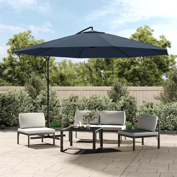 vidaXL Freiarm-Sonnenschirm 3,5 m Blau, 42198, 8718475971085