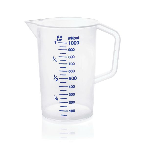 WAS Messbecher, 1,0 Liter, Polypropylen, 9306100, 4044925037471