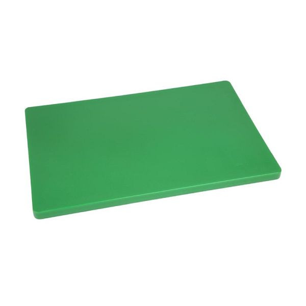 Hygiplas LDPE extra dickes Schneidebrett grün 450x300x20mm, DM006