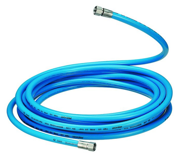 Prevost Atemluft Verbindungsschlauch mit verpressten Innengewindeanschluss, IG BSPP= G 3/8, Durchmesser= 10 x 16 mm, Länge= 15 m, BAH 1015