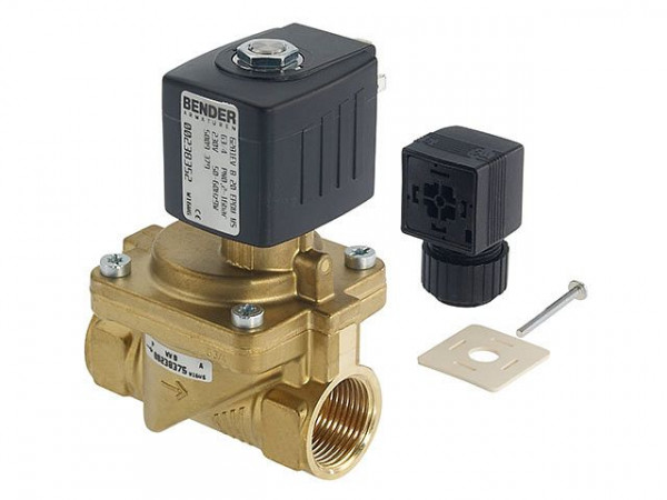 BENDER Magnetventil stromlos offen Typ2, DN 15, 230V/50Hz, 5009378