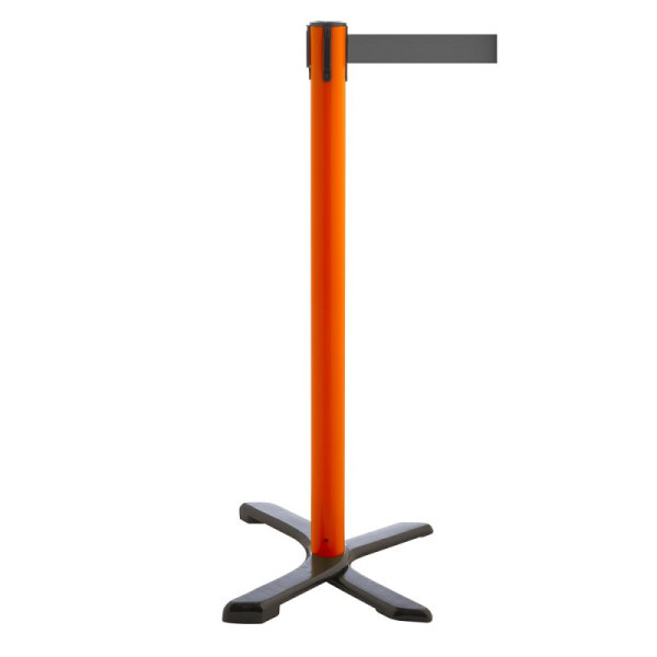 Stein HGS Personenleitsystem -P-Line Compact-, rot, grau, mit Gurtendstück (Standard), 34867-0902