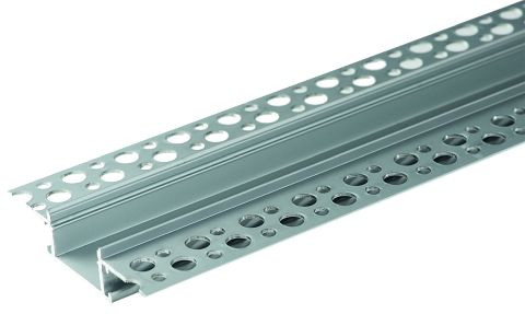 rutec Aluminiumprofil Unterputz/Fliese 29/14U, 2 Meter, 65015