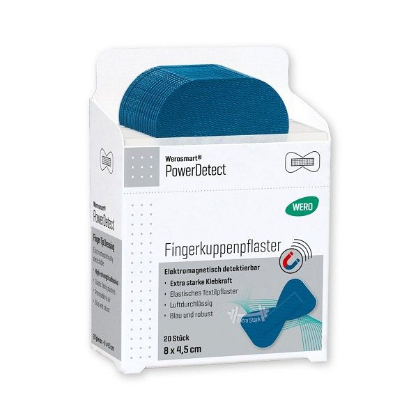 WERO Werosmart PowerDetect Fingerkuppenpflaster, 8 x 4,5 cm, VE: 20 Stück, 180739