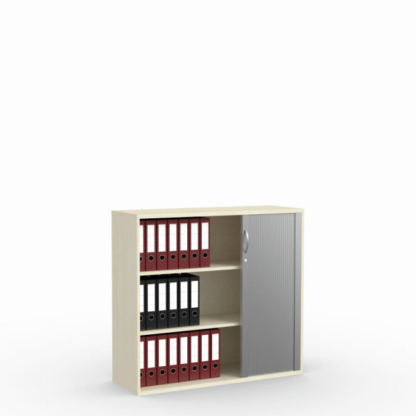 Deskin Rollladenschrank Multi M pro, Ahorndekor, B 1200 x H 1140 x T 420 mm, 270197