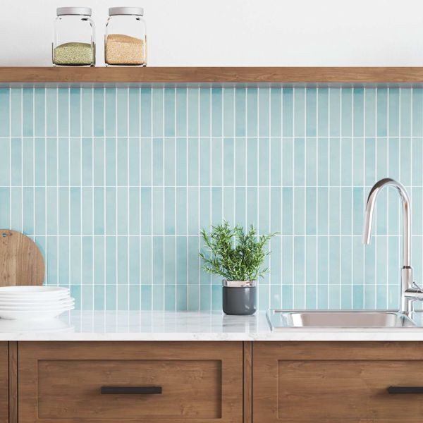 vidaXL Rechteckige Fliese 50 pcs Grau-Grün 29 x 22,9 cm, 42021271