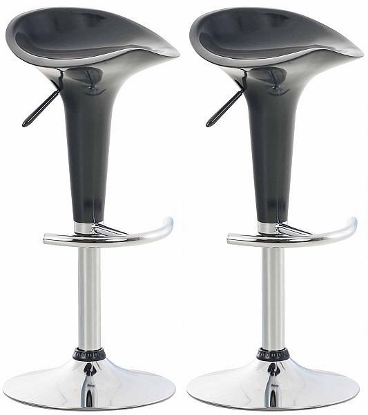 CLP Barhocker Saddle, grau, VE: 2 Stück, 311279, 4251563490654