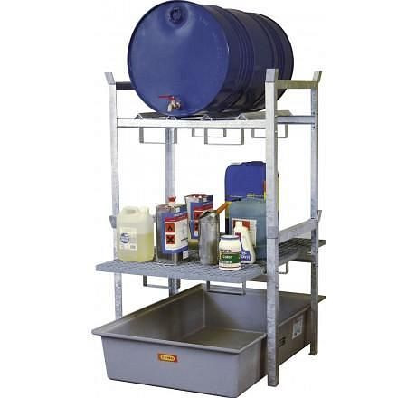 Cemo Fassregal 400 mit Fassauflage, 7665, 4052886118733