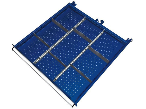 KLW Einteilungsmaterialsatz für Schubladen Fachhöhe 50 mm in SGB - Schrank, Schrankgröße 725 x 750 mm B x T, B05, SGB-B05-032