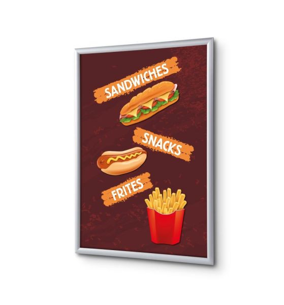 Showdown Displays Klapprahmen A1 Komplettset Snacks Englisch, KRA1G25LPPI416