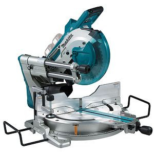 Makita Akku-Kapp- und Gehrungssäge 2x18 V mit Bluetooth (ohne Akku, ohne Ladegerät), DLS111ZU