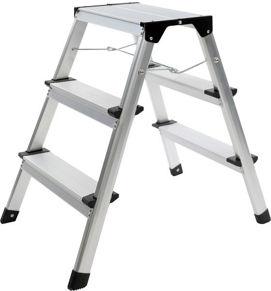 KS Tools Aluminium-Stufen-Stehleiter, 800.0965, 4042146871447