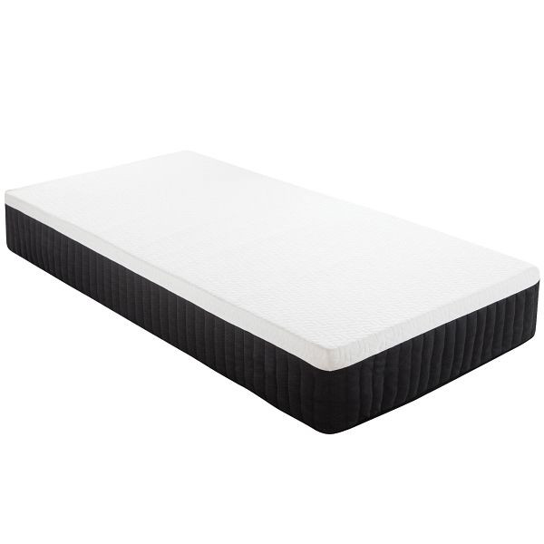 HOMCOM Ergonomische Matratze, Gedächtnis-Schaumstoff, 7-Zonen-Unterstützung, Taschenfedern, 810-025V00MX