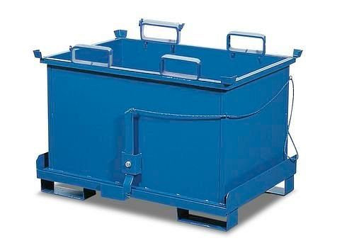 DENIOS Klappbodenbehälter Classic für Schüttgut, 750 kg Traglast, 164784
