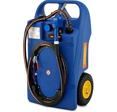 Cemo Trolley 100 l für AdBlue 12 V, AZV, Kabel, mit CENTRI SP 30, Zapfschlauch 3,7 m, 11131