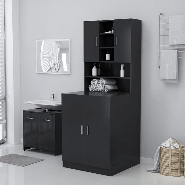 vidaXL Waschmaschinenschrank Grau 71x71,5x91,5 cm, 808397