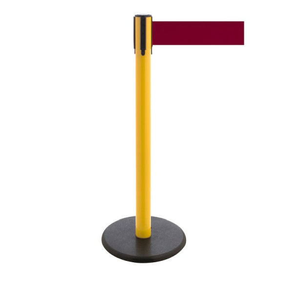 Stein HGS Personenleitsystem -P-Line Premium-, gelb, burgunder, mit Gurtendstück (Standard), Gurtlänge: 2,3 m, 34244e-1502