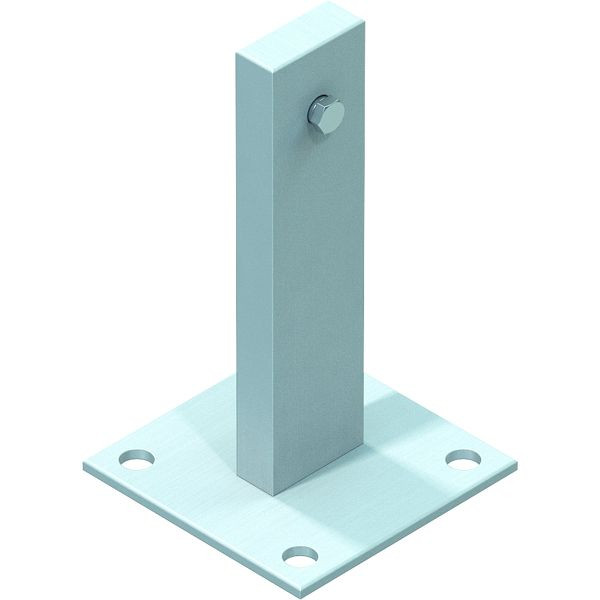 ZARGES Fußplatte, Stahl verzinkt, Steigleiter, 43253, 4003866432530