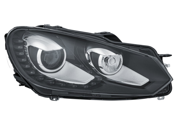 HELLA Bi-Xenon/LED-Hauptscheinwerfer, für u.a. VW Golf VI (5K1), ECE, für Rechtsverkehr, rechts, 1ZS 009 902-781