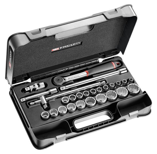 Facom Steckschlüssel-Set 1/2 S.161B, 26-teilig, S.161-4P12