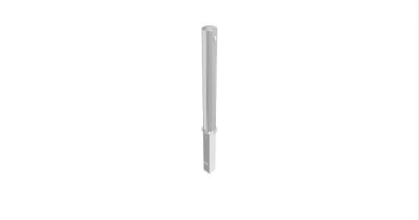 Schake Absperrpfosten Stahlrohr Ø 108 x 2,9 mm herausnehmbar, mit Profilzylinder, feuerverzinkt, 493Z