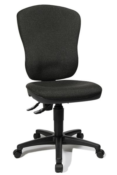 Topstar „Small-Office“ – Bürodrehstuhl, stufenlose Sitzhöhenverstellung, anthrazit, 8180G22