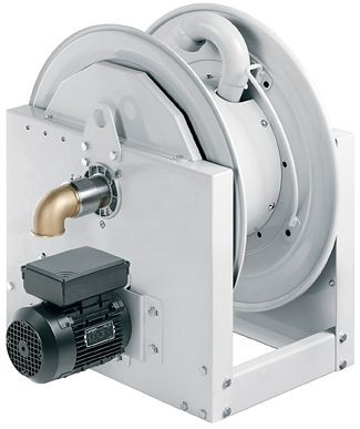 Ebinger Schlauchaufroller SM 700-230 - 230V, Elektromotor 230V DC + Zahnradübersetzung, Max. 25m - 63mm AD/ 45m - 50mm AD, bis 20bar, 6.300.130.410