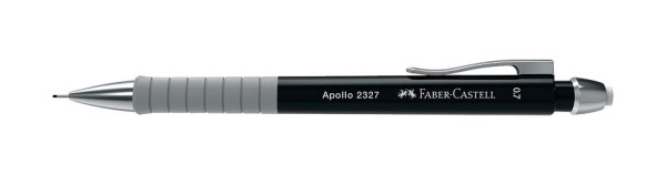 FABER CASTELL Druckbleistift Apollo, 0,7 mm, B, schwarz, 232704