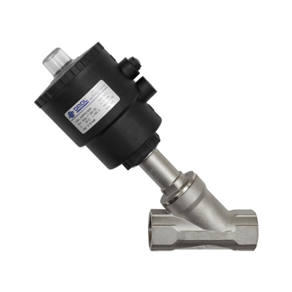 Riegler Schrägsitzventil ohne NAMUR-Schnittstelle, ES, G 1, max. 11 bar, 133209