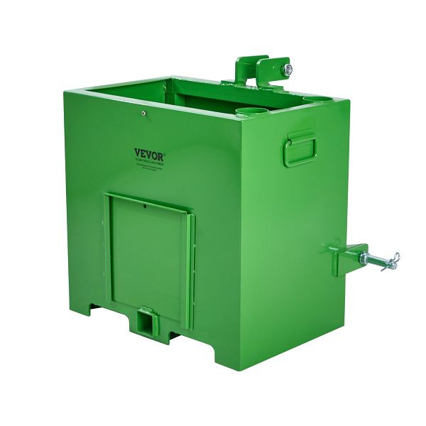 VEVOR Ballastkasten für 3-Punkt-Traktoren der Kategorie 363 kg Kapazität, für 2-Zoll-Anhängerkupplungsempfänger, 5 Kubikfuß Volumen, TLJYZXMLS150CZ2W2V0
