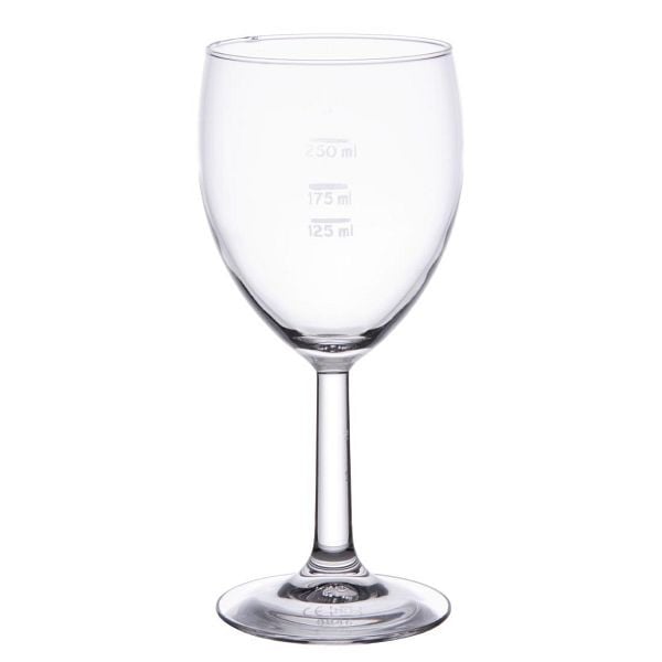 Arcoroc Savoie Grand Vin Weingläser 350ml markiert bei 125ml 175ml und 250ml(48 Stück), DK886