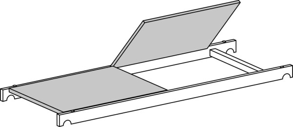 HYMER Bühne mit Durchstiegsklappe, Länge 1,58 m, Breite 0,61 m, 7089424
