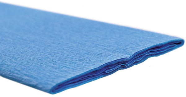 Werola Feinkrepppapier - 50 x 250 cm, lichtblau, VE: 2,5 m, 12061120