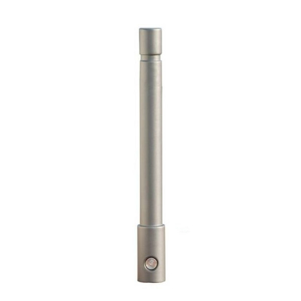 Stein HGS Stilpoller -Leto-, herausnehmbar mit 3p-Technologie, (Dreikantverschluss), inkl. Bodenhülse, RAL 7035 lichtgrau, 40049-06