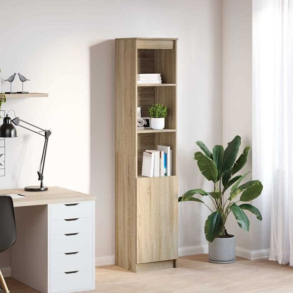 vidaXL Highboard Sonoma-Eiche 37,5x35x180 cm Holzwerkstoff, 861672