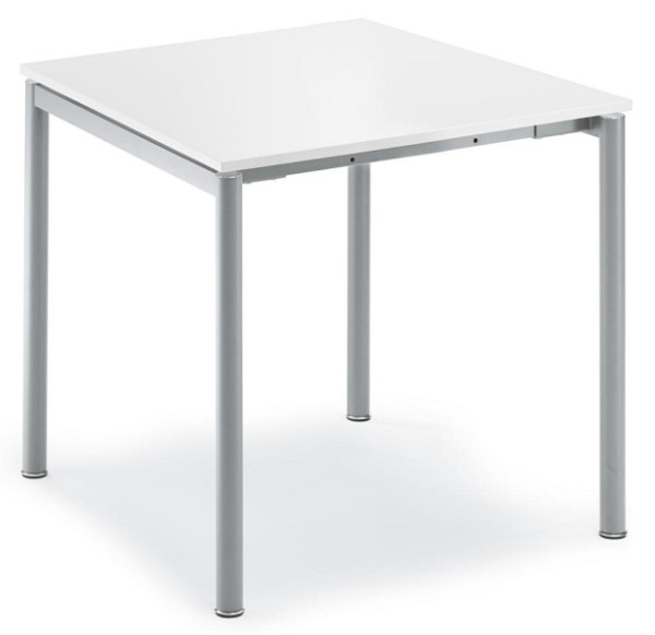 Deskin Konferenztisch MODUL, Lichtgrau, 800 x 800 x 745 mm, 272820