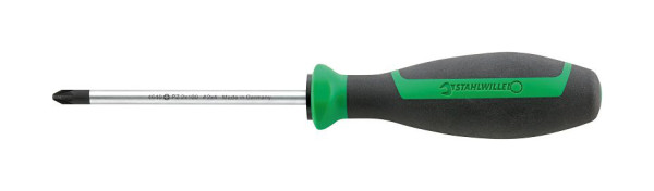 STAHLWILLE Kreuzschlitzschraubendreher DRALL+ Nr.4640 PZ Größe 0 Klingen-Länge 60 mm, 46403000