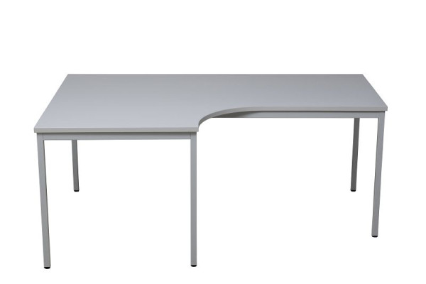 Gürkan Tisch, 80 x 180 x 75 cm, Lichtgrau, Grau, Bürotisch, Freiform(Winkel Links), MTB.W.L.188, 102290