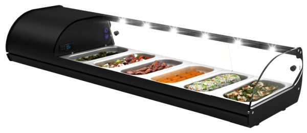 Neumärker Royal Cooling Tapas 6 Kompressor links, 6x GN 1/3 x 40 mm, 05-70501BKL
