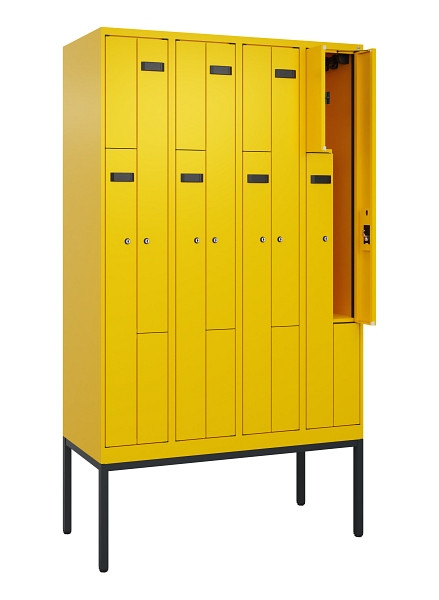 C+P Z-Spind Evolo PLUS, Gestell, 8 Fächer, 2120x1200x500mm, 1023/1023, Zylinderschloss, 0490337-408 S10049