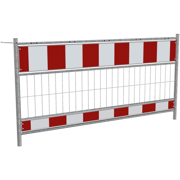 Stein HGS Schrankenzaun -Cordon Perfect-nach TL mit Tastleiste, 2,00 m / Typ 1 (RA1) / rot-weiß / 24 kg, 33320